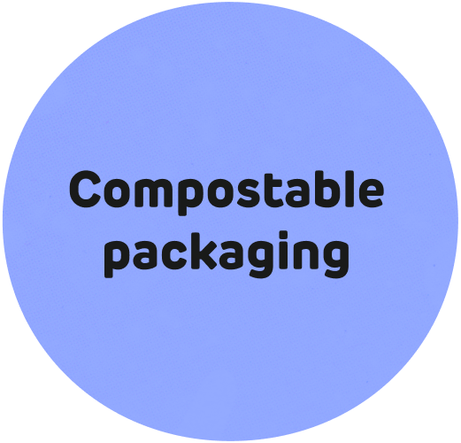 compostable packaging woolkind blue circle