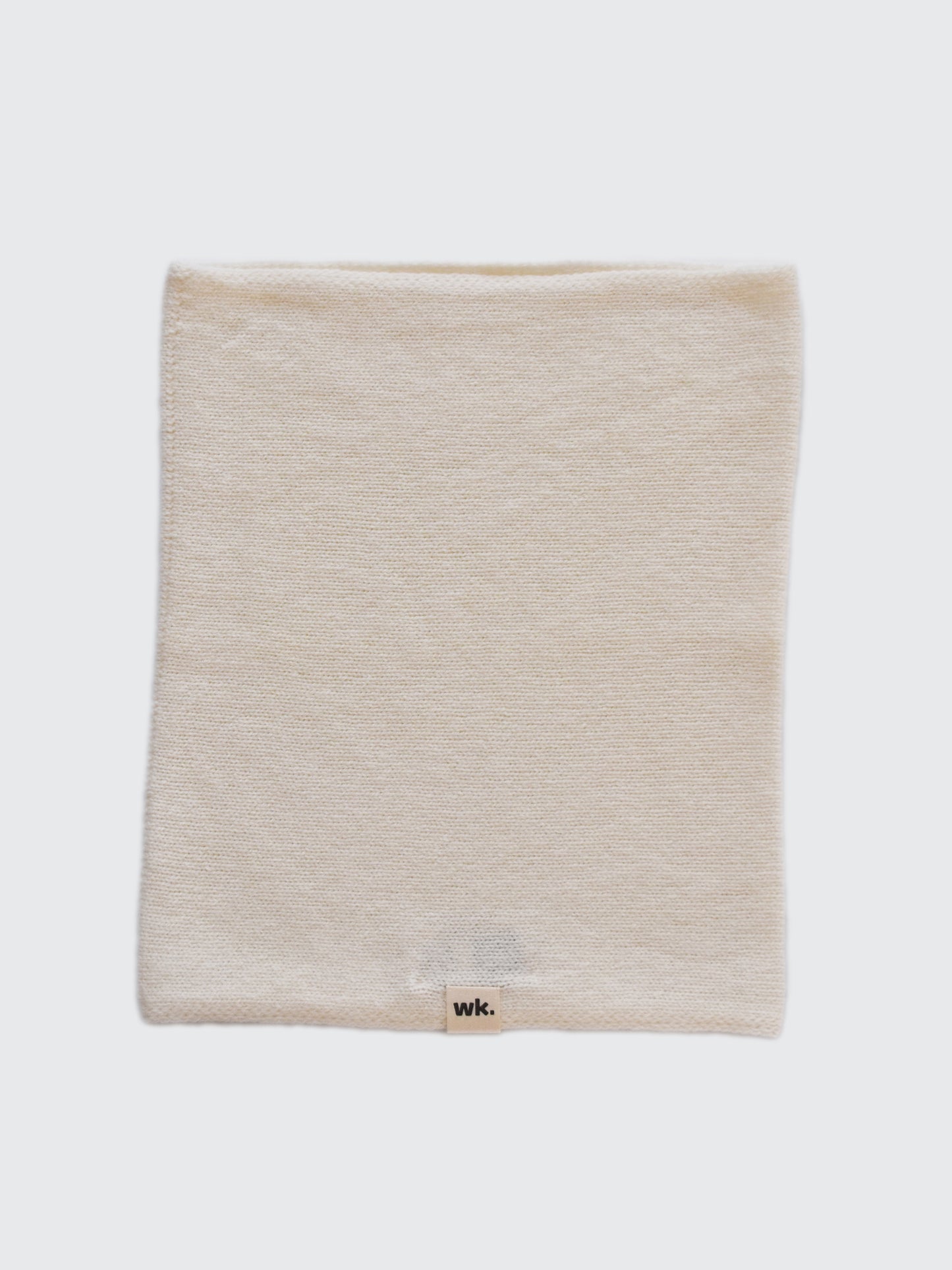 cream merino wool snood - woolkind