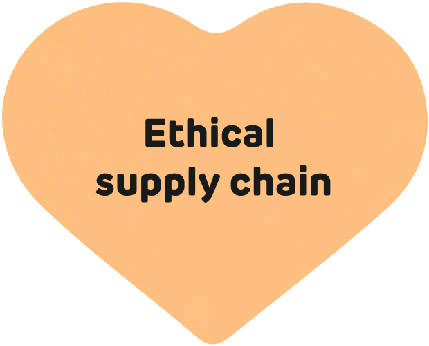 ethical supply chain woolkind orange heart