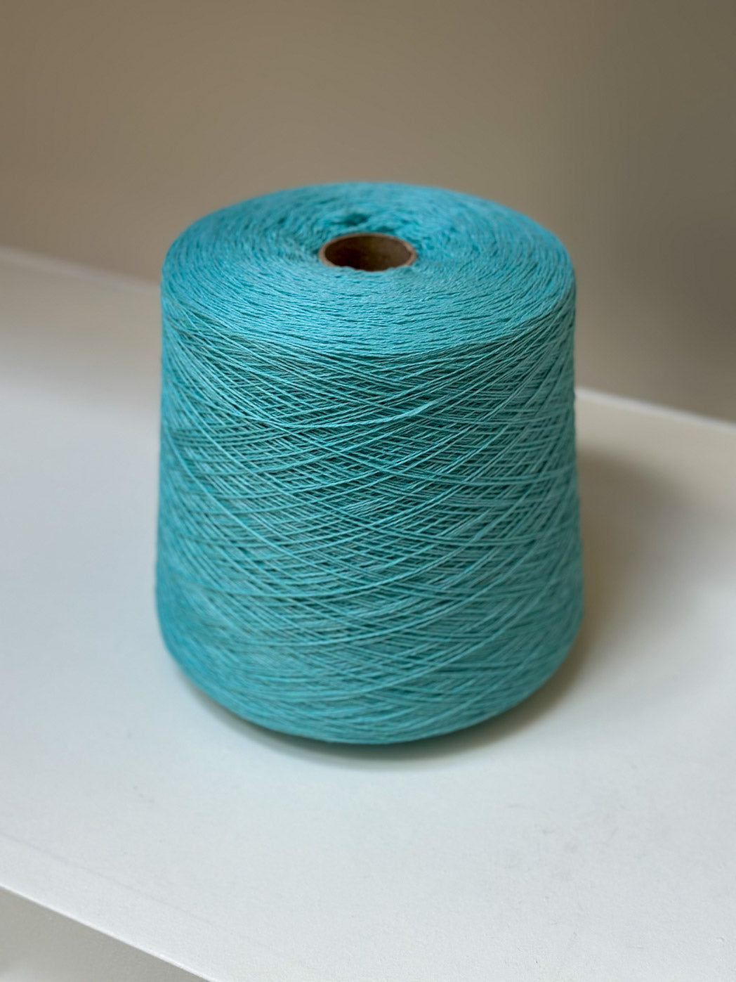 Turquoise merino wool cone - woolkind
