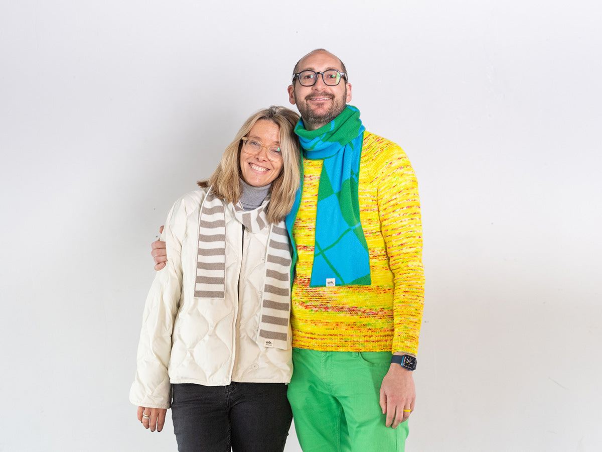 Jane and Laurence, co-founders of Woolkind
