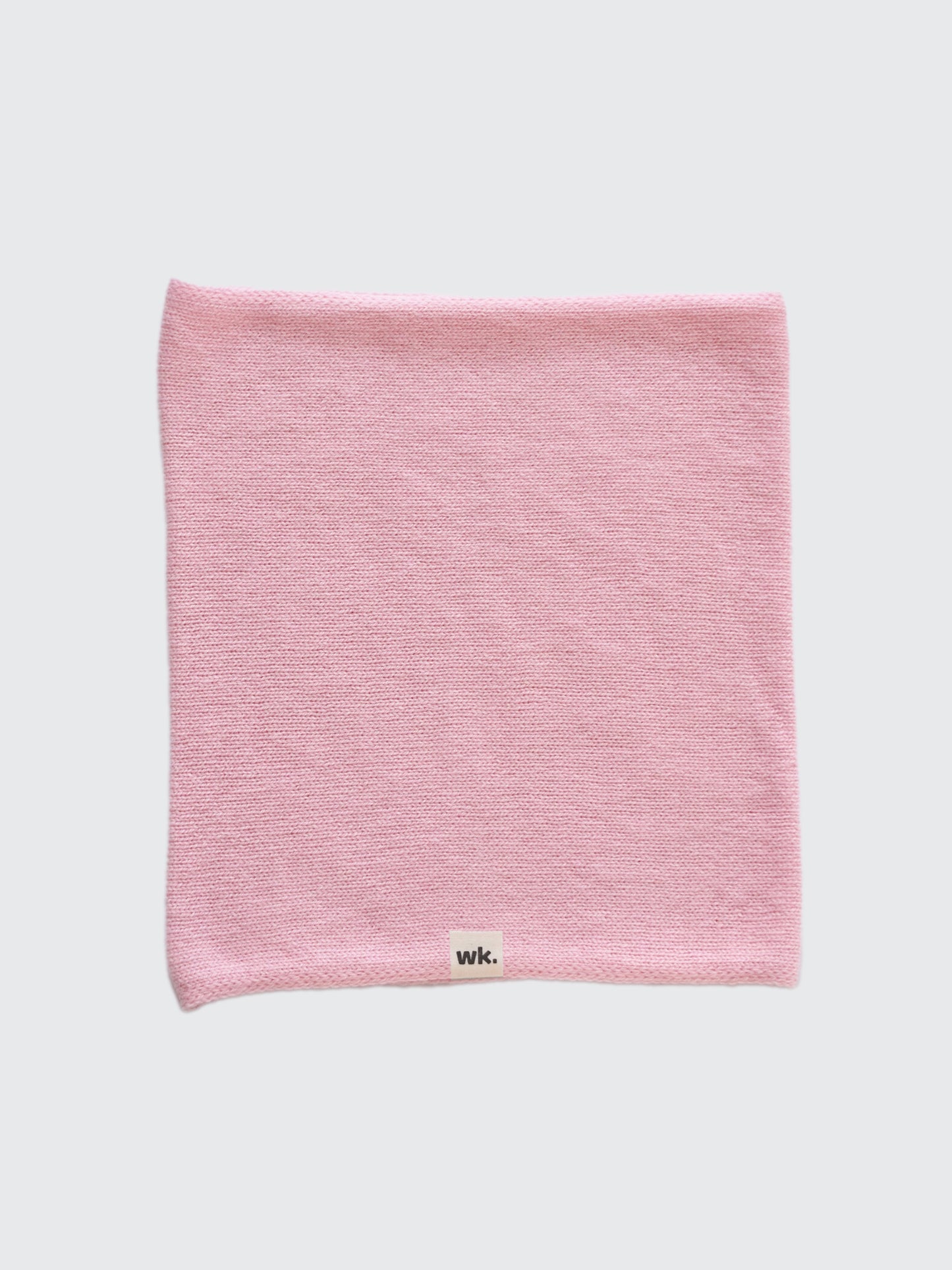 pink merino wool snood - woolkind