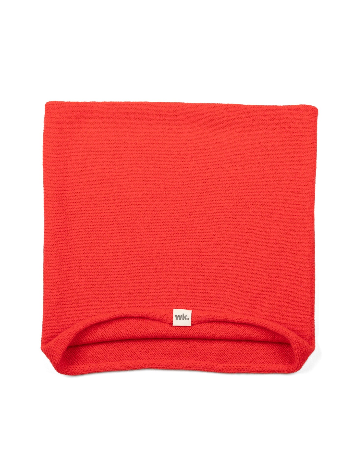 red merino wool snood - woolkind