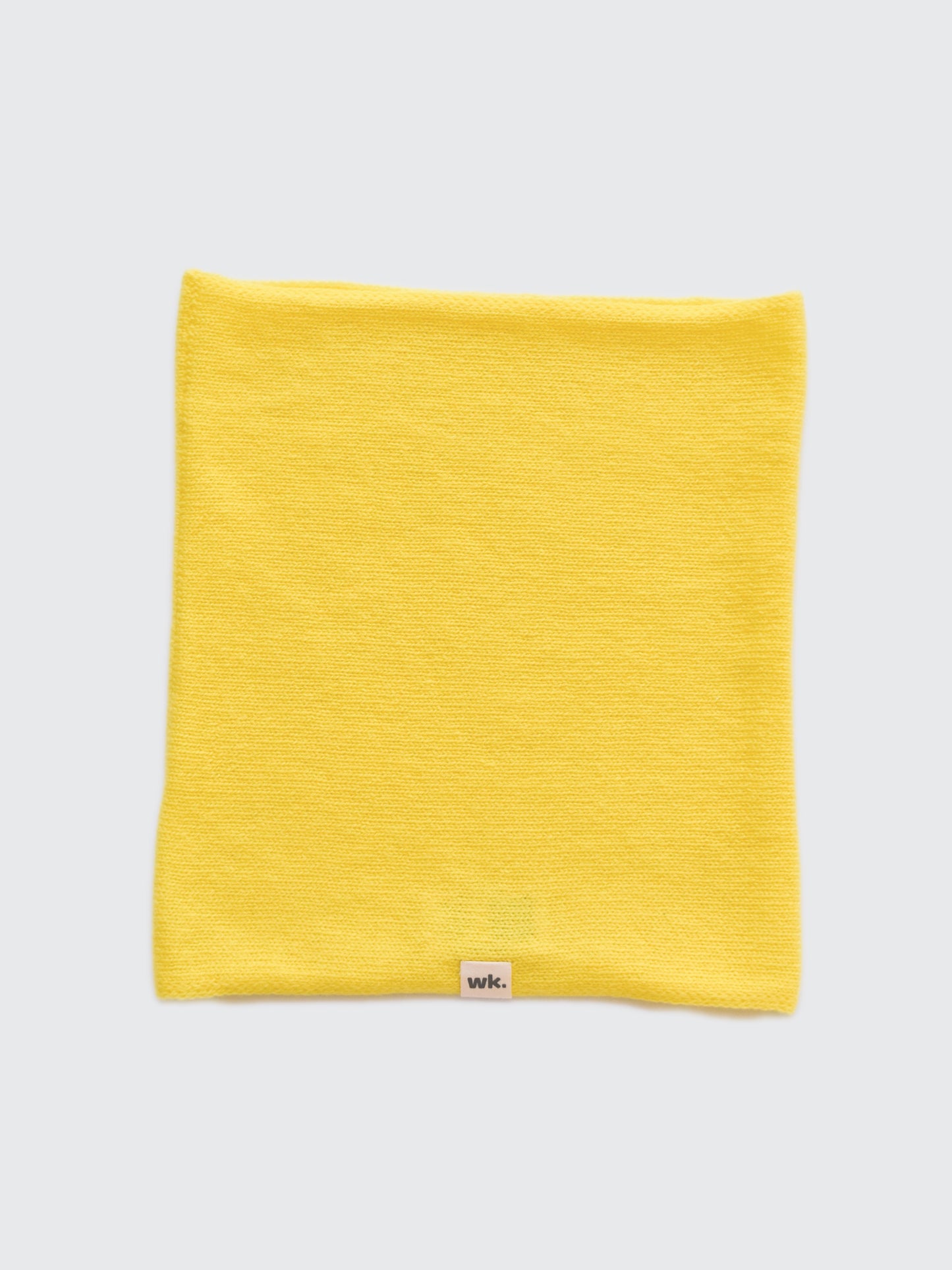 yellow merino wool snood - woolkind