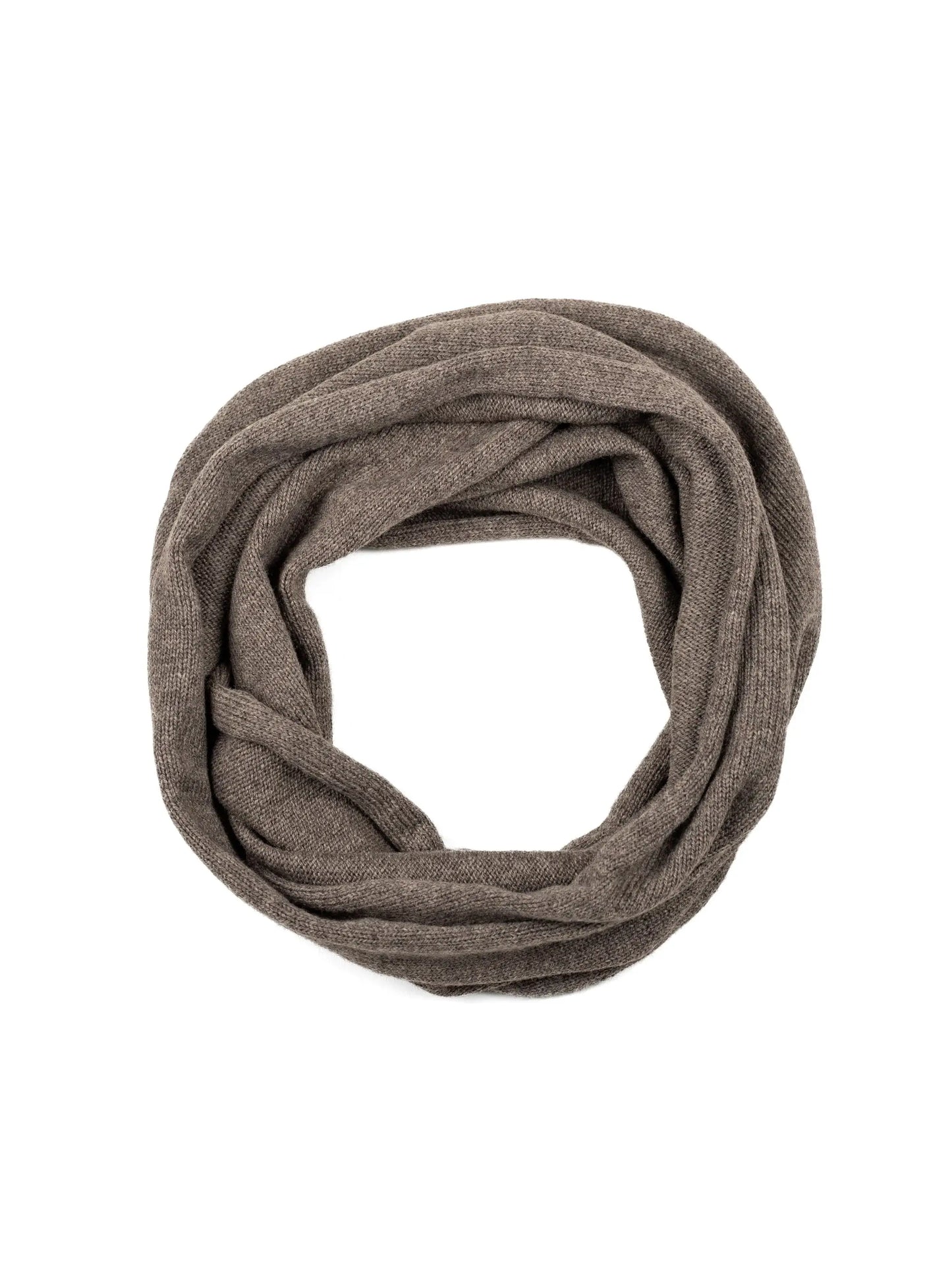 Misfits - Merino Wool Infinity Scarf - Haggis Brown - Woolkind