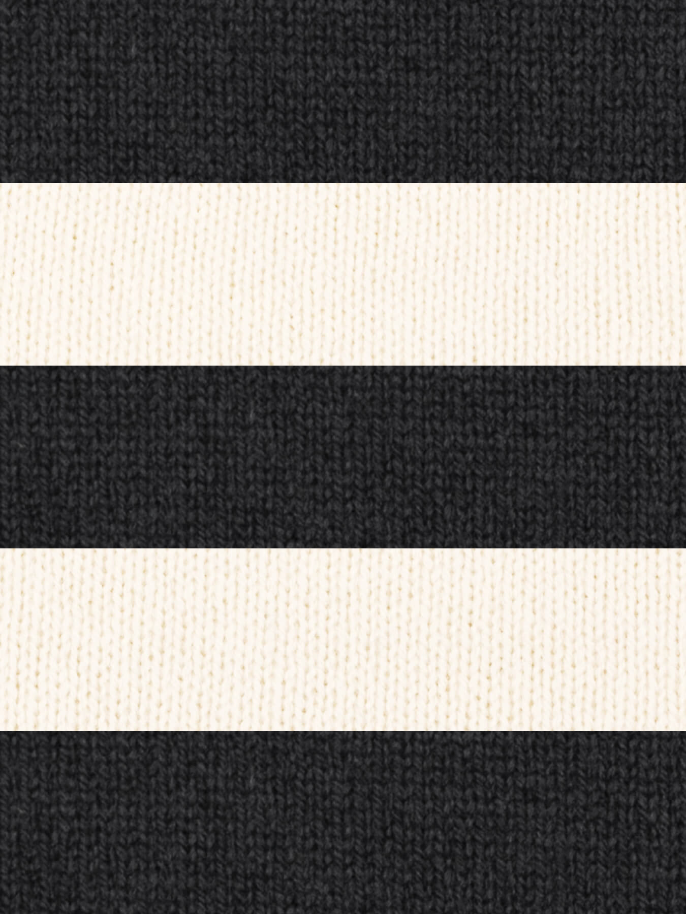 black and cream merino wool stripe scarfbl