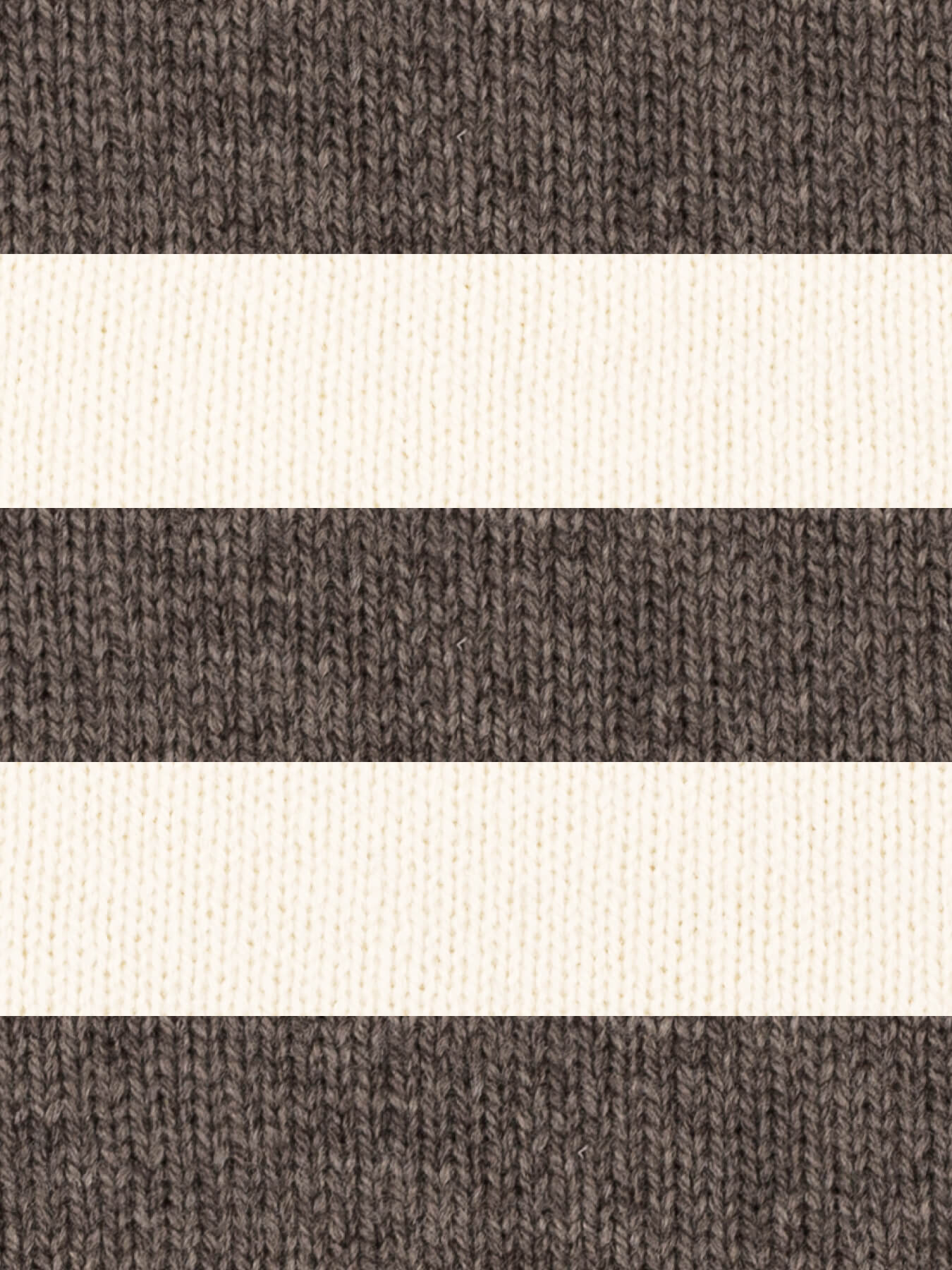 dark brown and cream merino wool stripe scarf