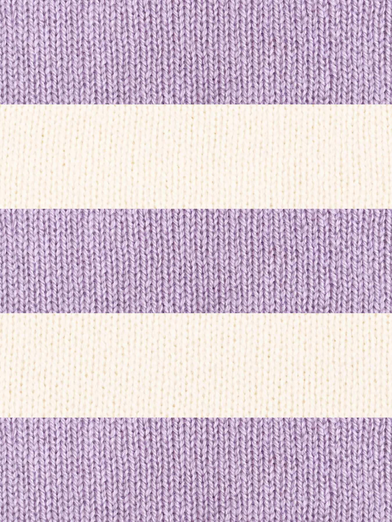 lilac and cream merino wool stripe scarf