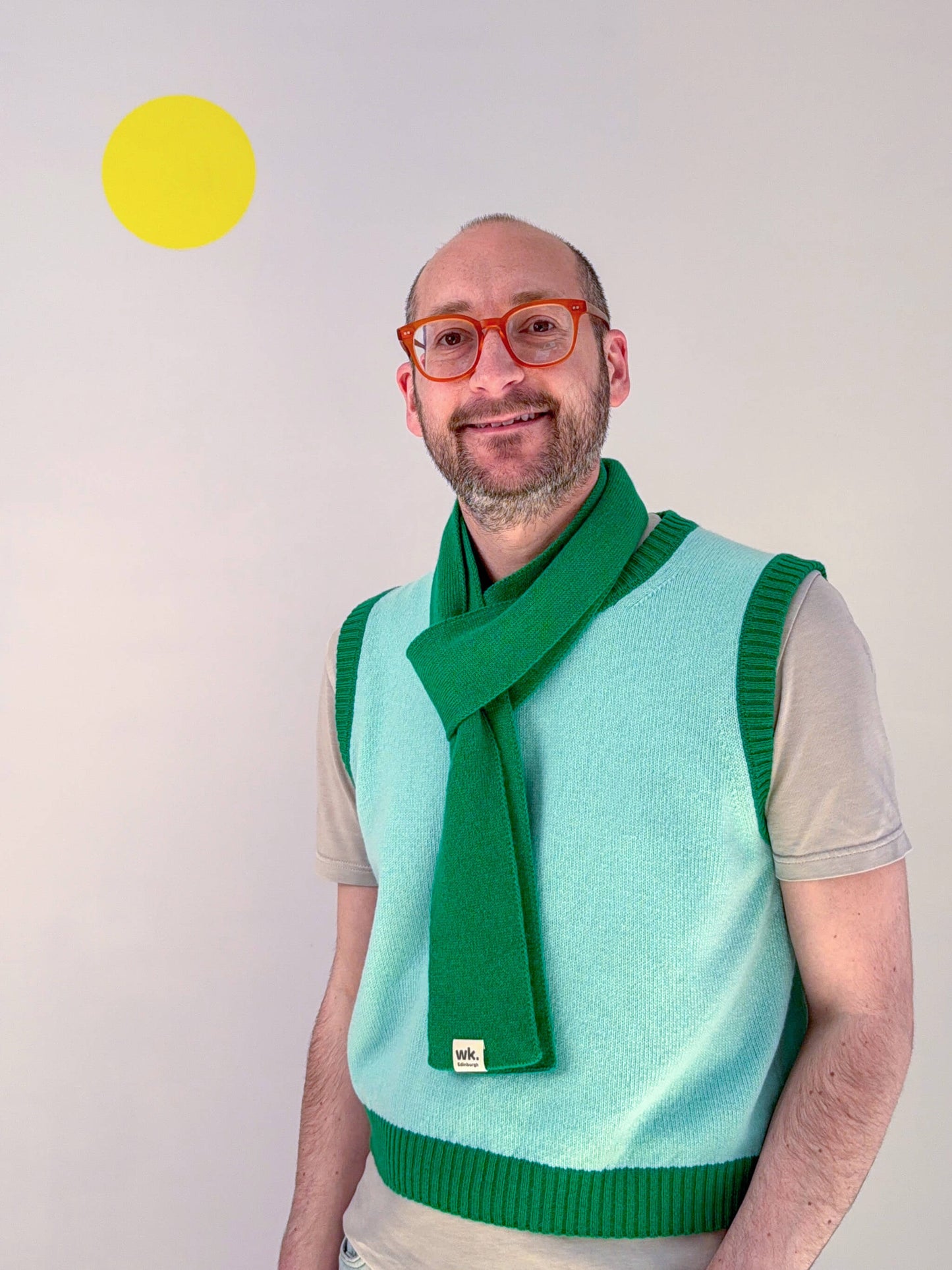 Self-Coloured Skinny Scarf