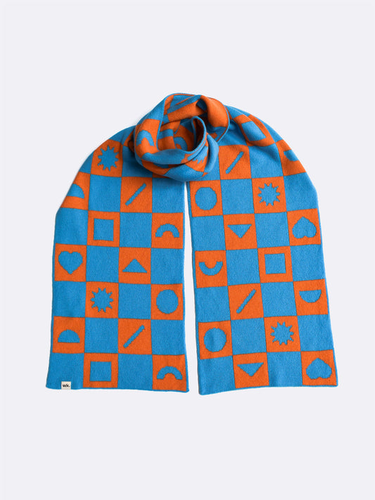 Custom Chequerboard Scarf