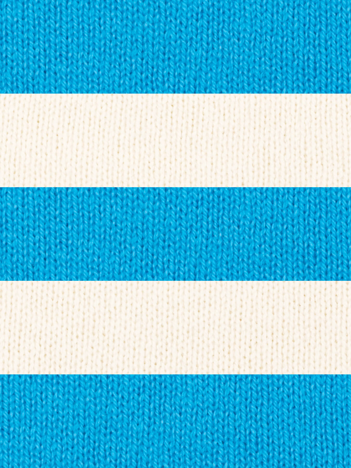 blue and cream merino wool stripe scarf
