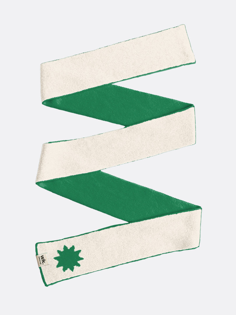 green star skinny wool scarf - Woolkind