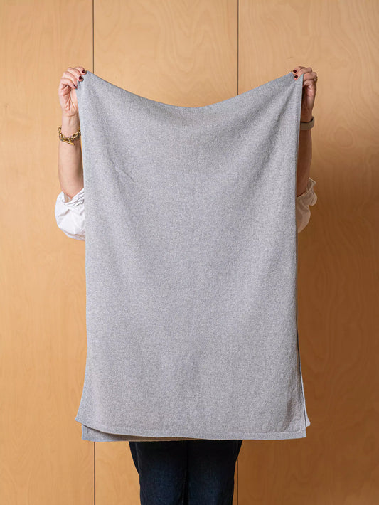 Misfits - Merino Wool Wrap - Mist Grey - Woolkind